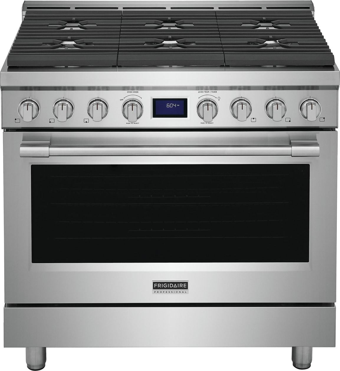 Frigidaire Pcfg3670a 36" Wide 4.4 Cu. Ft. Free Standing Gas Range - Stainless Steel