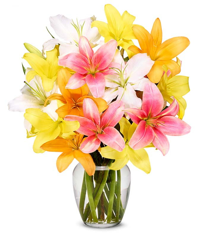 From You Flowers - Stunning Lily Bouquet for Birthday, Anniversary, Get Well, Congratulations, Thank You, All Occasions