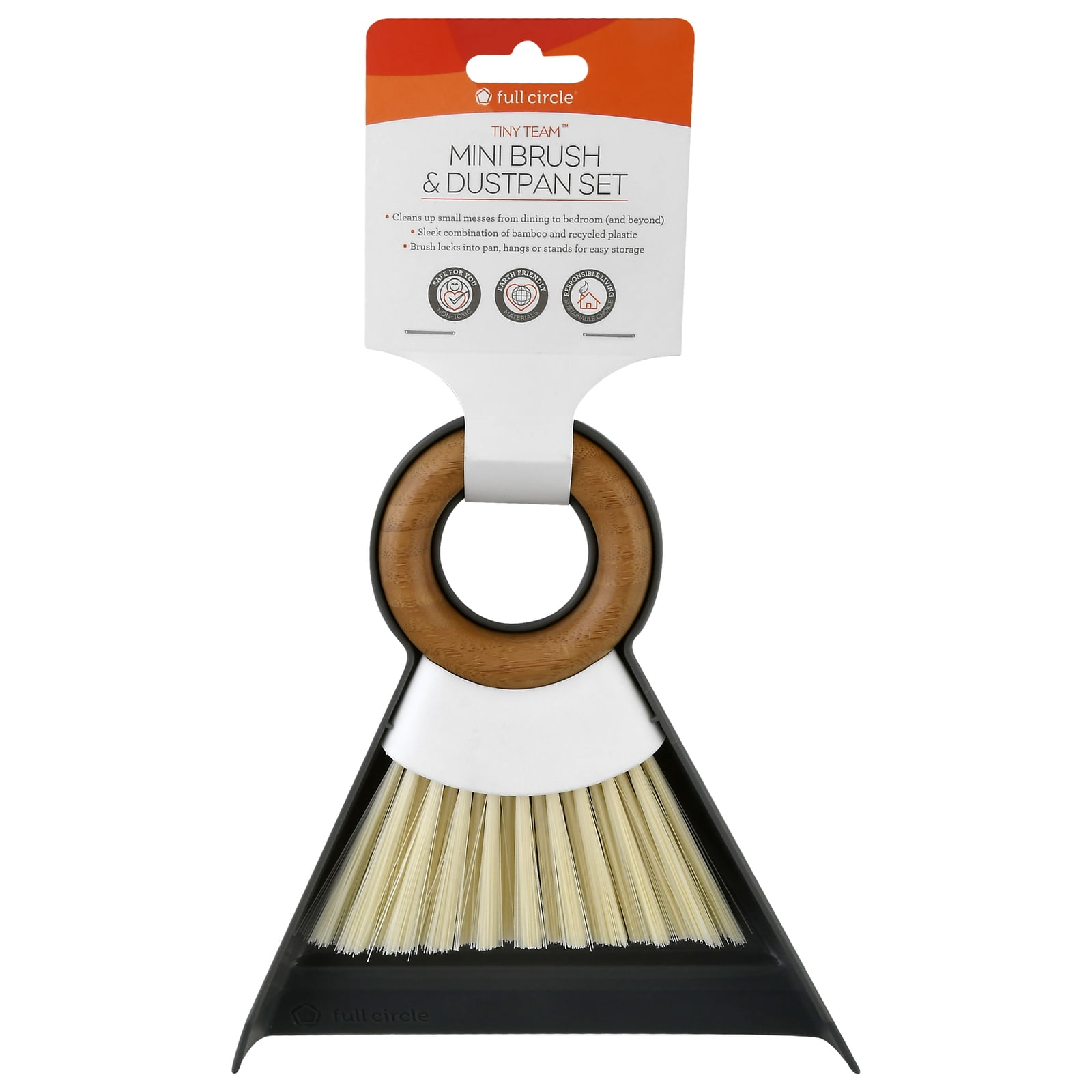 Full Circle 233689 Tiny Team Mini Brush and Dustpan Set