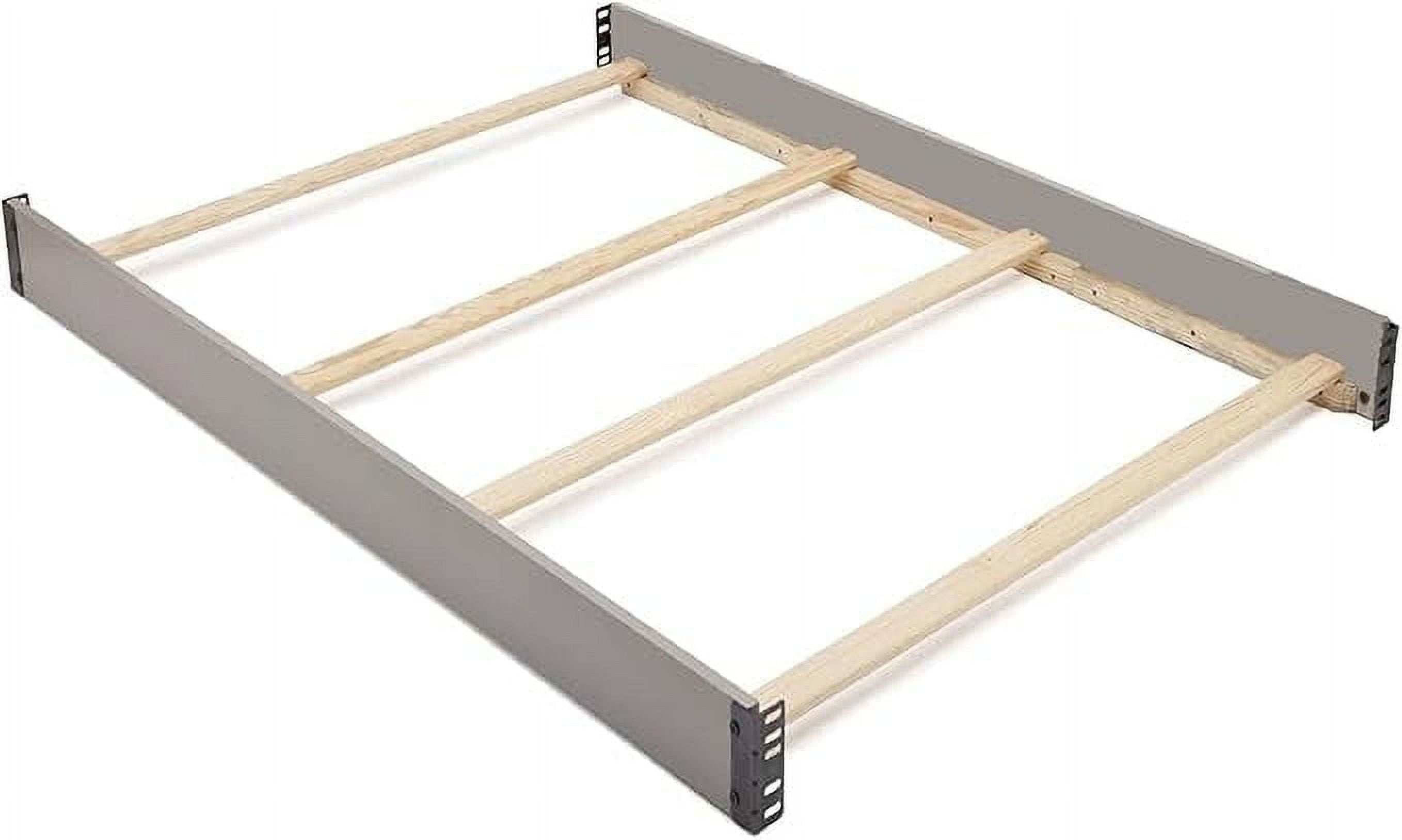 Full-Size Conversion Kit Bed Rails for Harbor Crib by Delta Children - #0050 (Grey - 026)