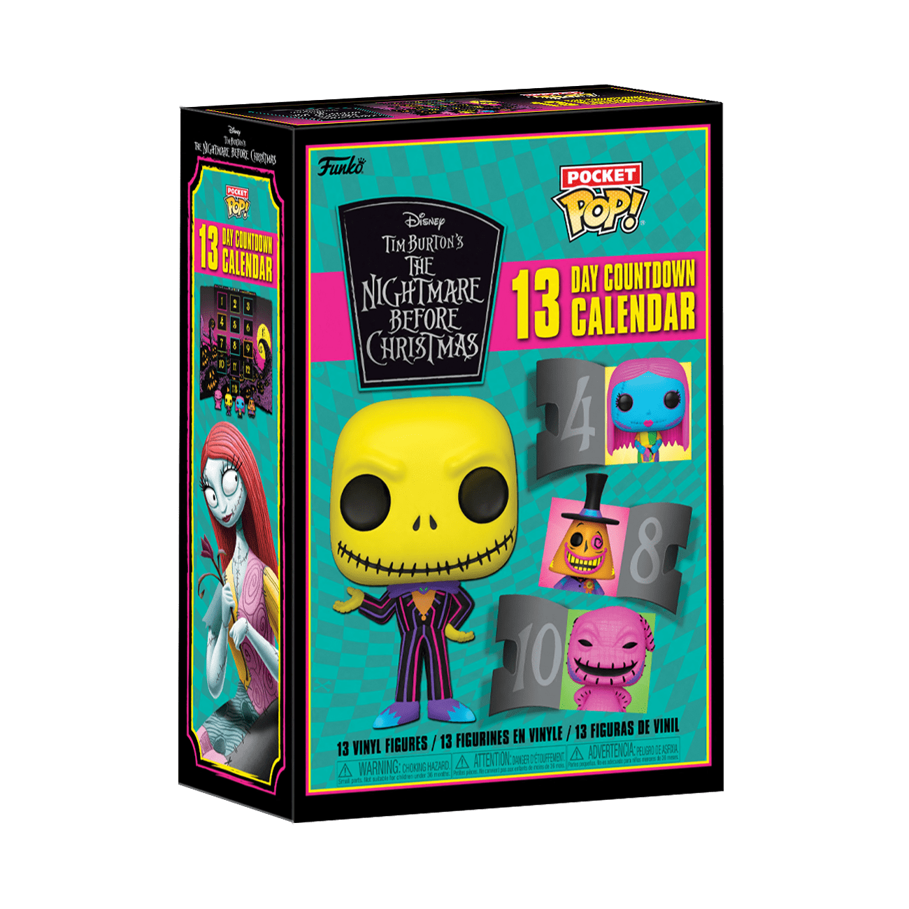 Funko Advent Calendar 13 Days The Nightmare Before Christmas Collectible, Black