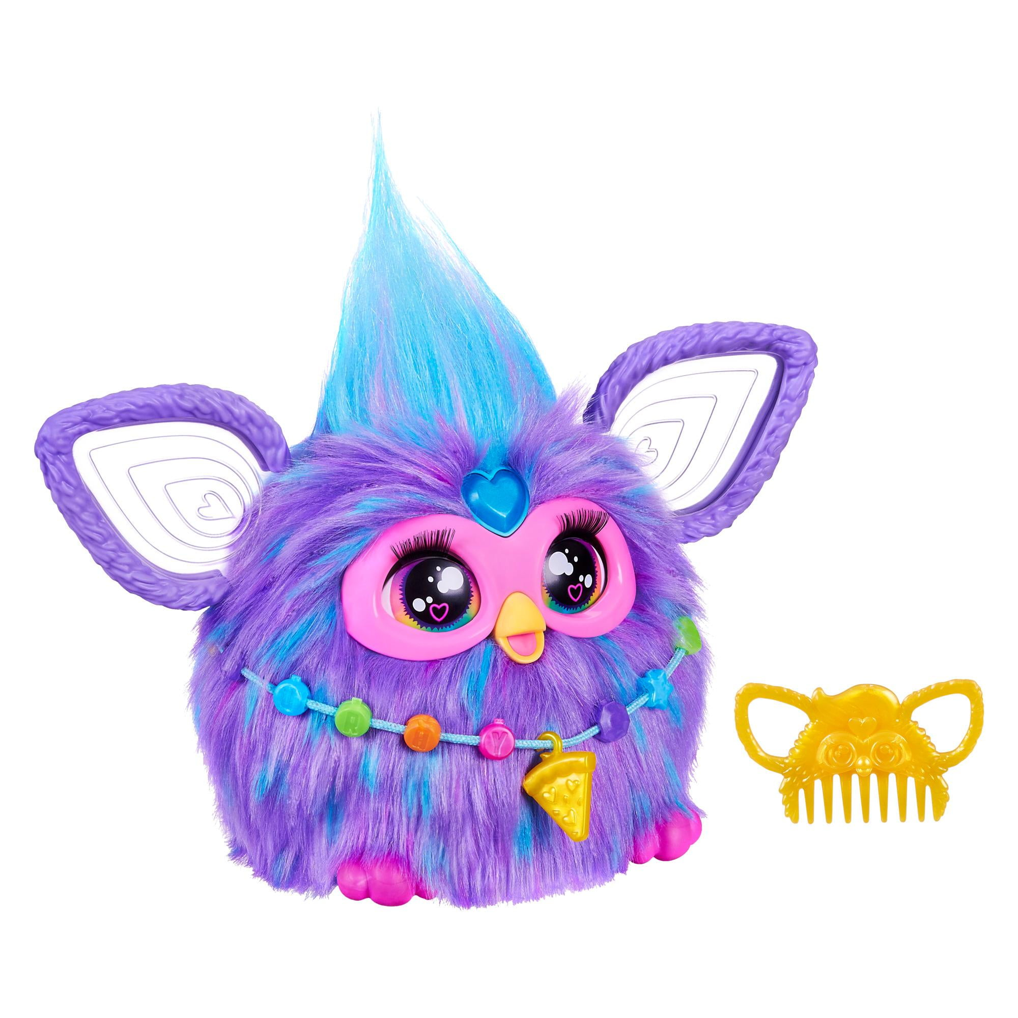 Furby Purple Plush Toy, Voice Activated, 15 Fashion Accessories, Interactive Toys, Ages 6+