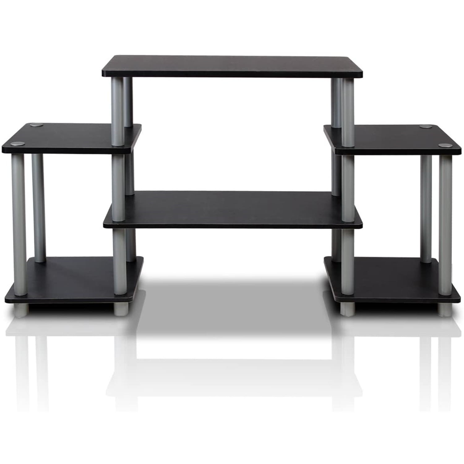 Furinno 11257 Turn - N - Tube No Tools Entertainment Center, Black