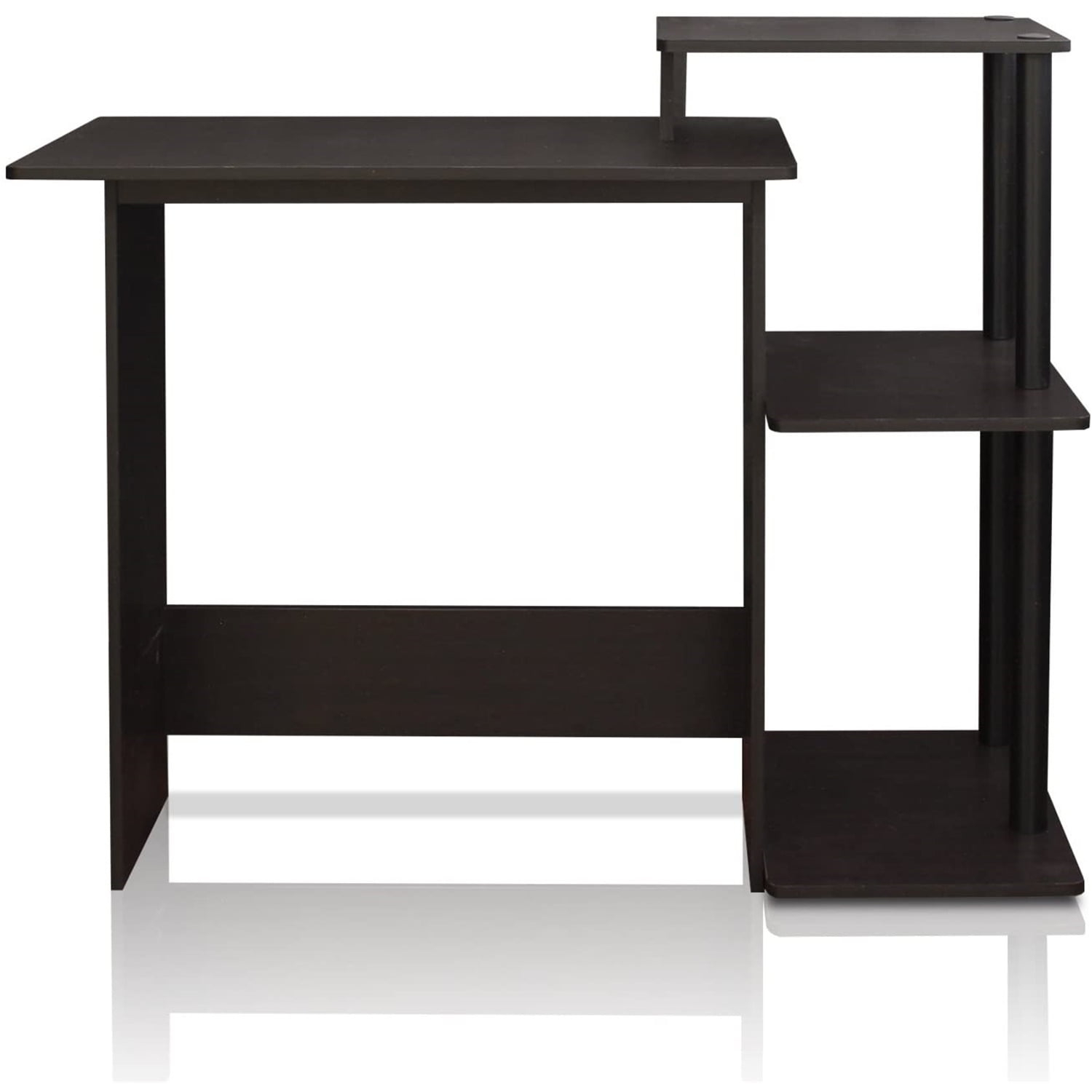 Furinno Efficient Wood Home Laptop Notebook Computer Desk in Espresso/Black