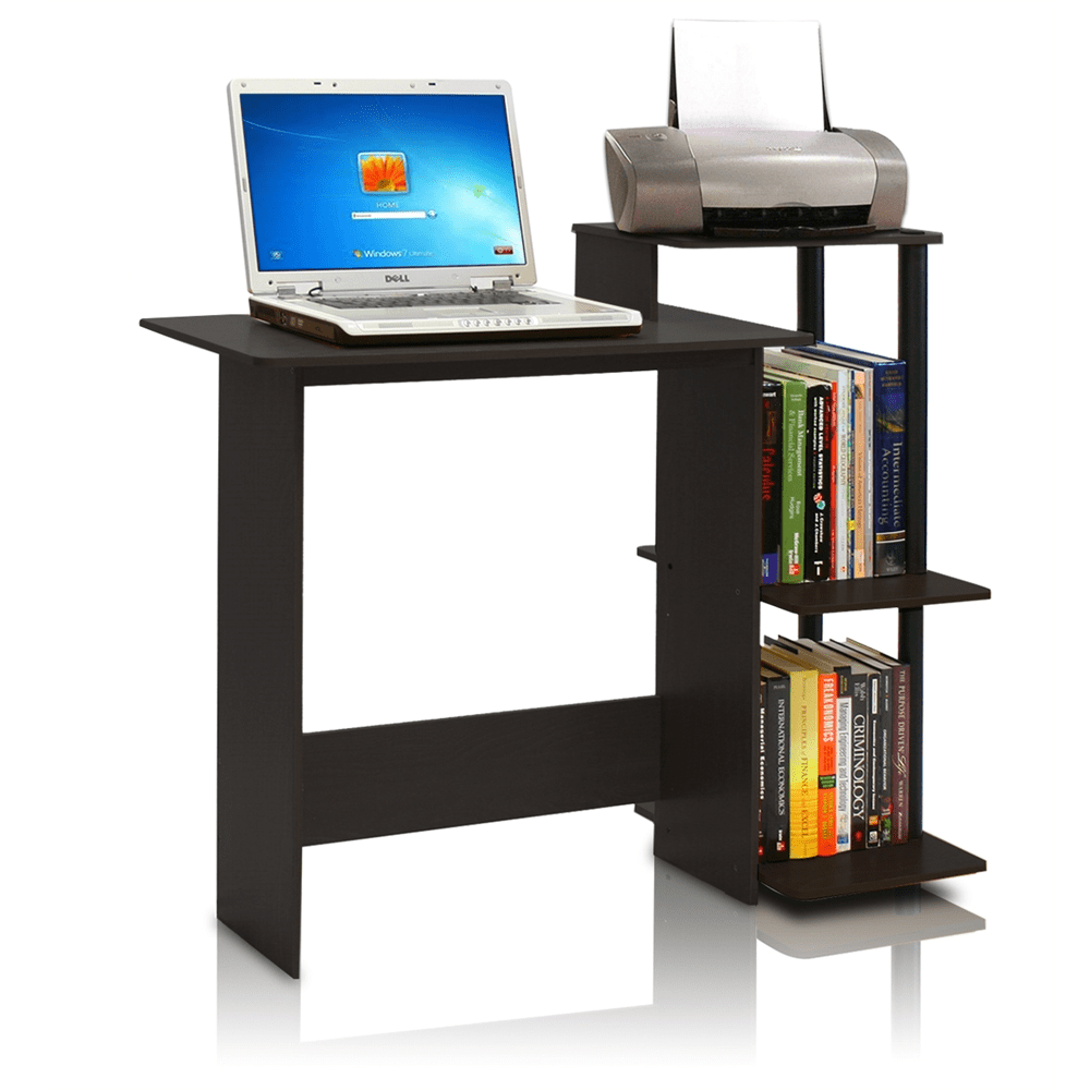Furinno Efficient Wood Home Laptop Notebook Computer Desk in Espresso/Black
