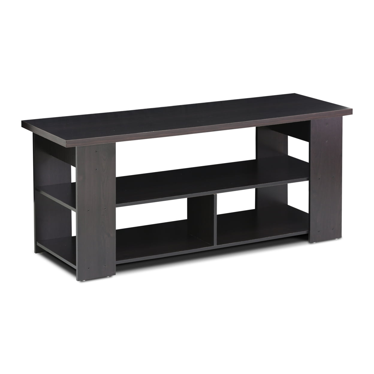 BetterBattery 50" PVC TV Stand, Espresso, 35.2 lb
