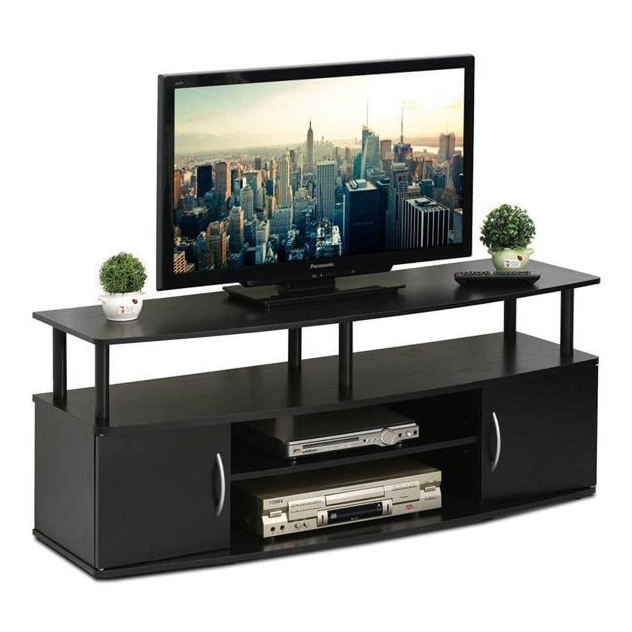 Furinno  Large Entertainment Center Hold Up To 50 in. TV