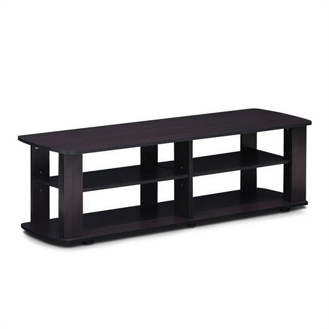 The Entertainment Center TV Stand, Dark Walnut