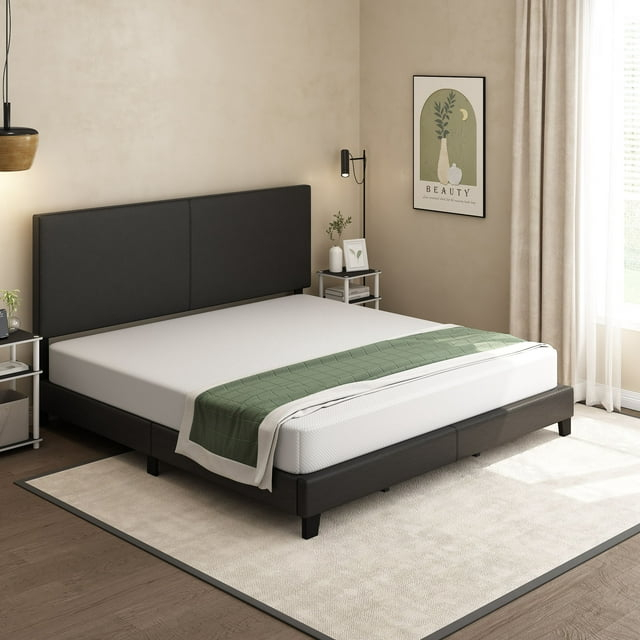 Furinno Tidur Cooling Gel Memory Foam Mattress, 8 Inch, King