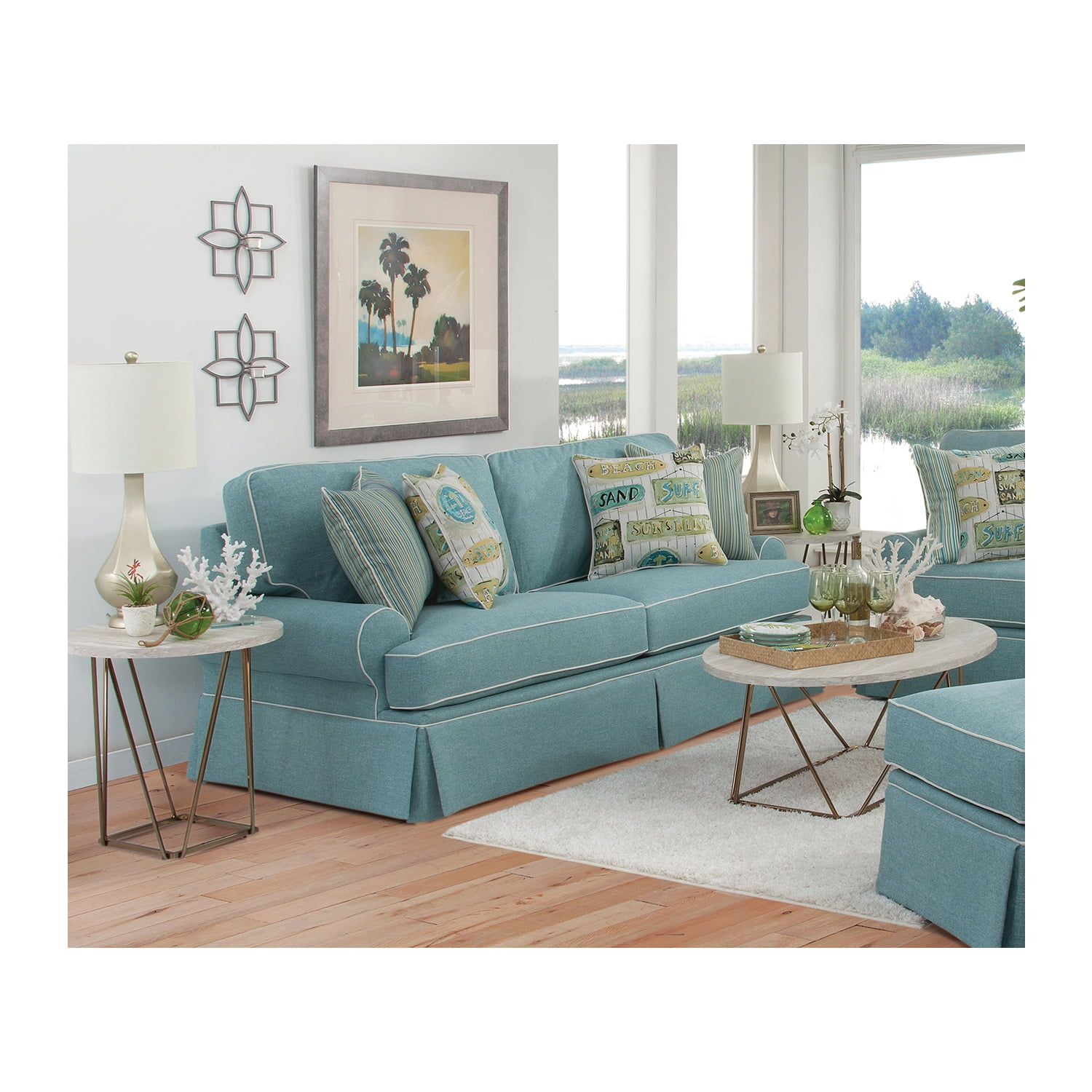 Furniture Classics 8-010-S275A Coastal Aqua Series Sofa