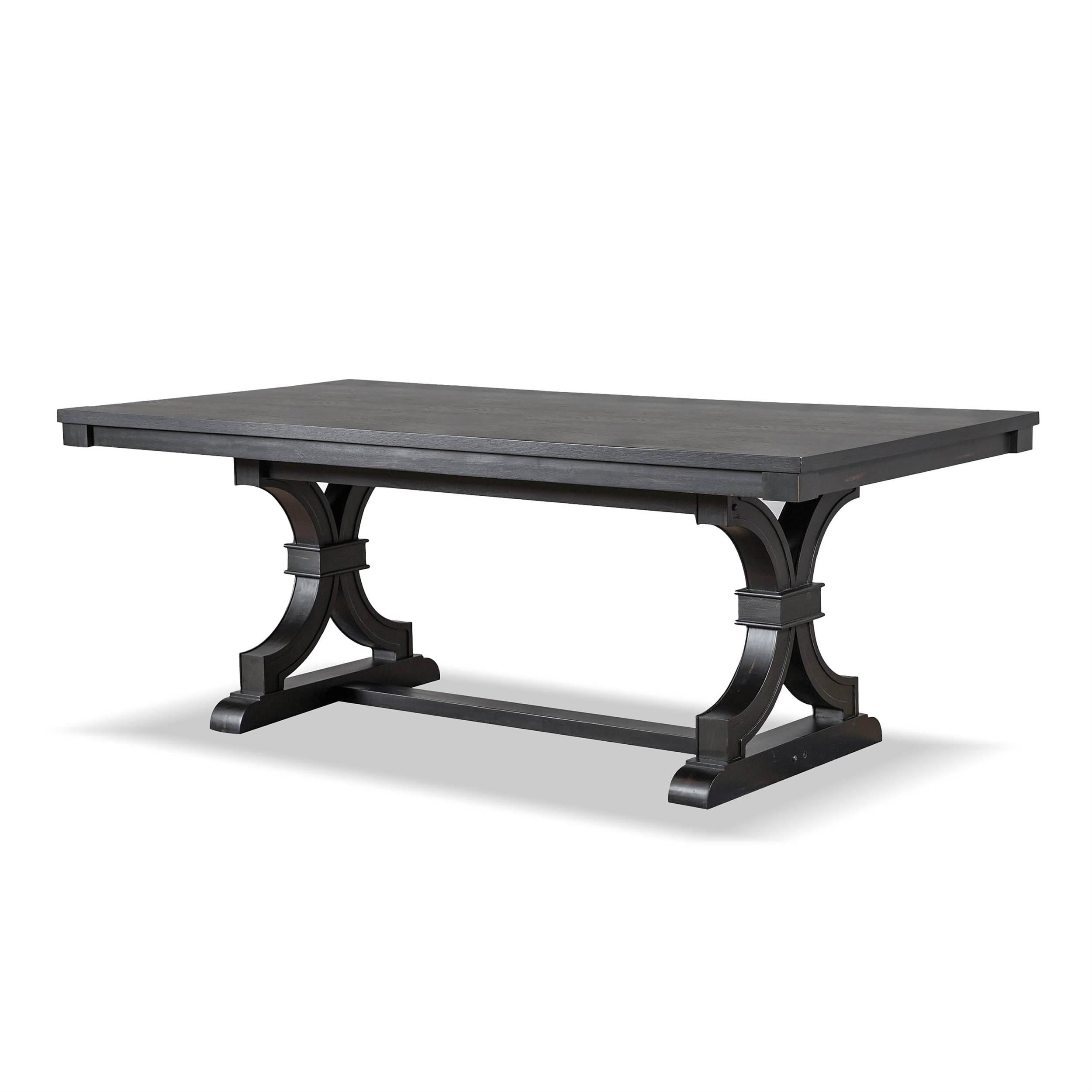 Furniture of America Kindrel Wood Rectangular Dining Table in Black