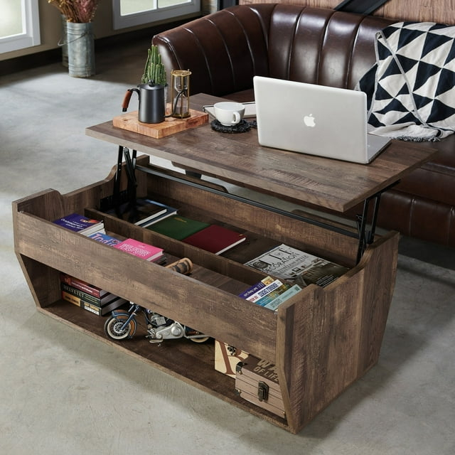 Furniture of America Rere Rustic 41-inch Wood Lift-top Coffee Table by  Reclaimed Oak Reclaimed,Oak Finish