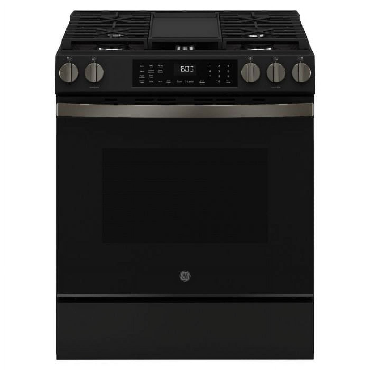GE 30" Slide-In Front-Control Convection Gas Range with No Preheat Air Fry GGS600AVDS