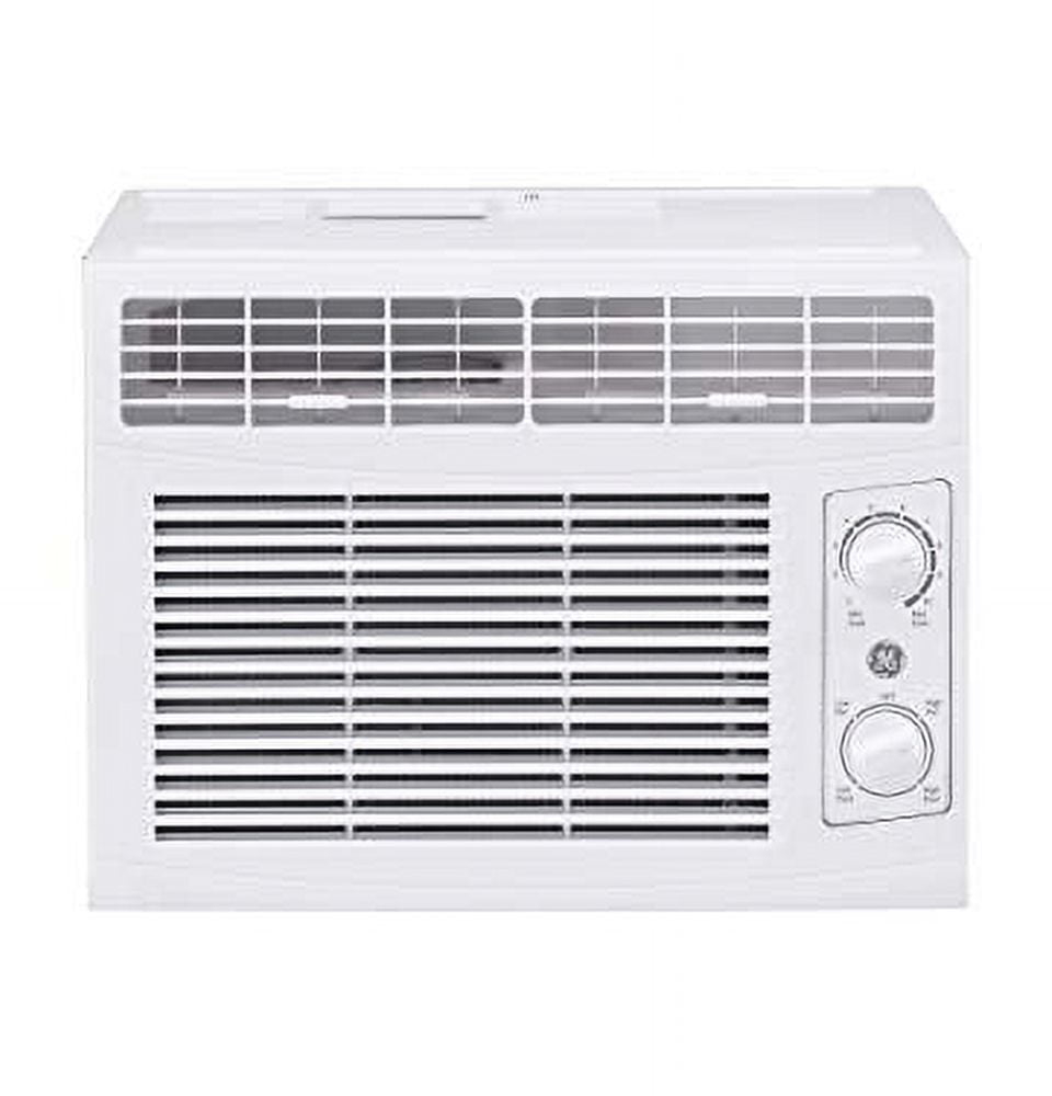 GE 5,000 BTU Mechanical Window Air Conditioner, Cools up to 150 sq. Ft, Easy Install Kit Included, White