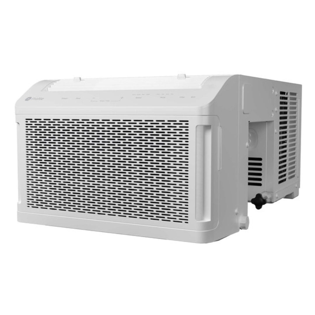 GE Profile ClearView 8300 BTU Smart Window Air Conditioner with Built-In Wi-Fi and Ultra-Quiet Operation for Medium Rooms (White)