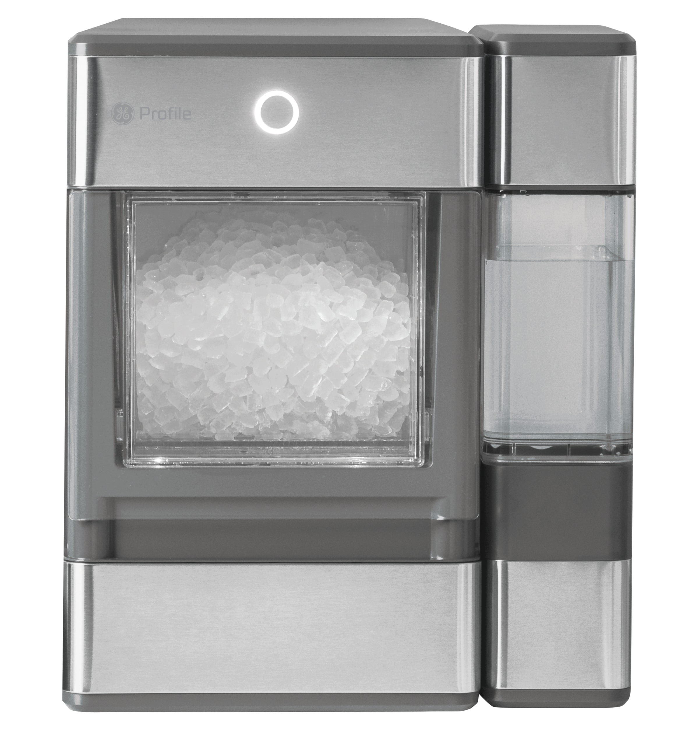 GE Profile™ Opal™ Nugget Ice Maker + Side Tank, Countertop Icemaker, Stainless Steel, 24lbs Daily Ice Production
