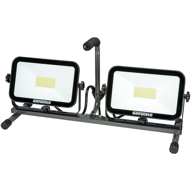 Genesis 72" Dual-Head LED Work Light with Tripod Stand