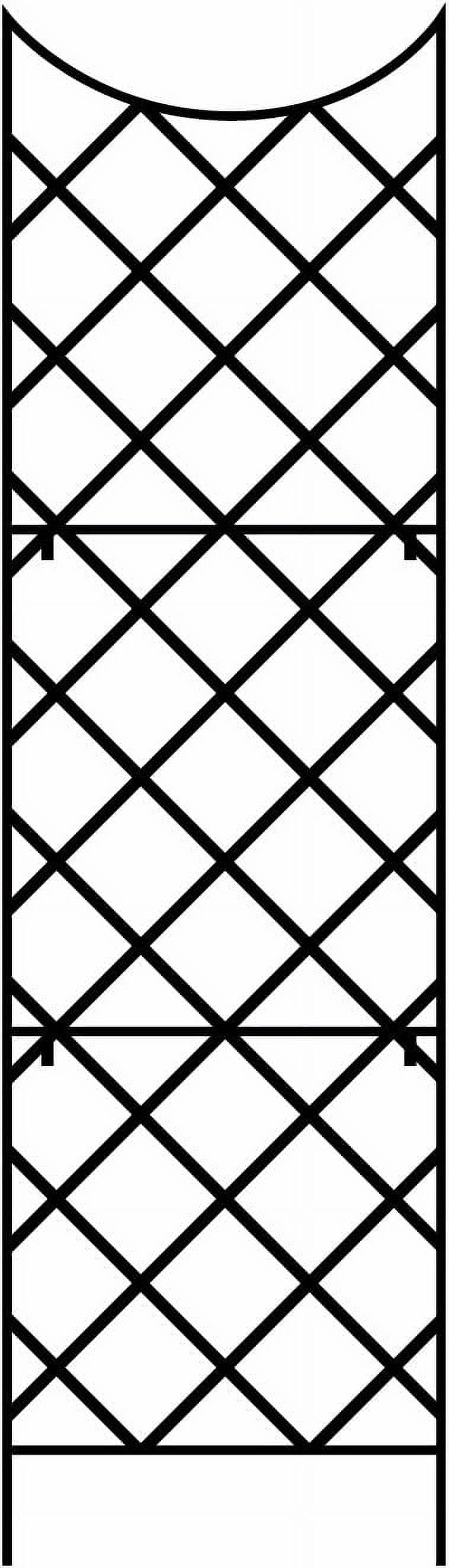 Hokku Designs Giant Trellis, Includes Wall-Mounting Brackets, 108-Inch Height by 30-Inch Width for Rose Clematis Flowers Vine