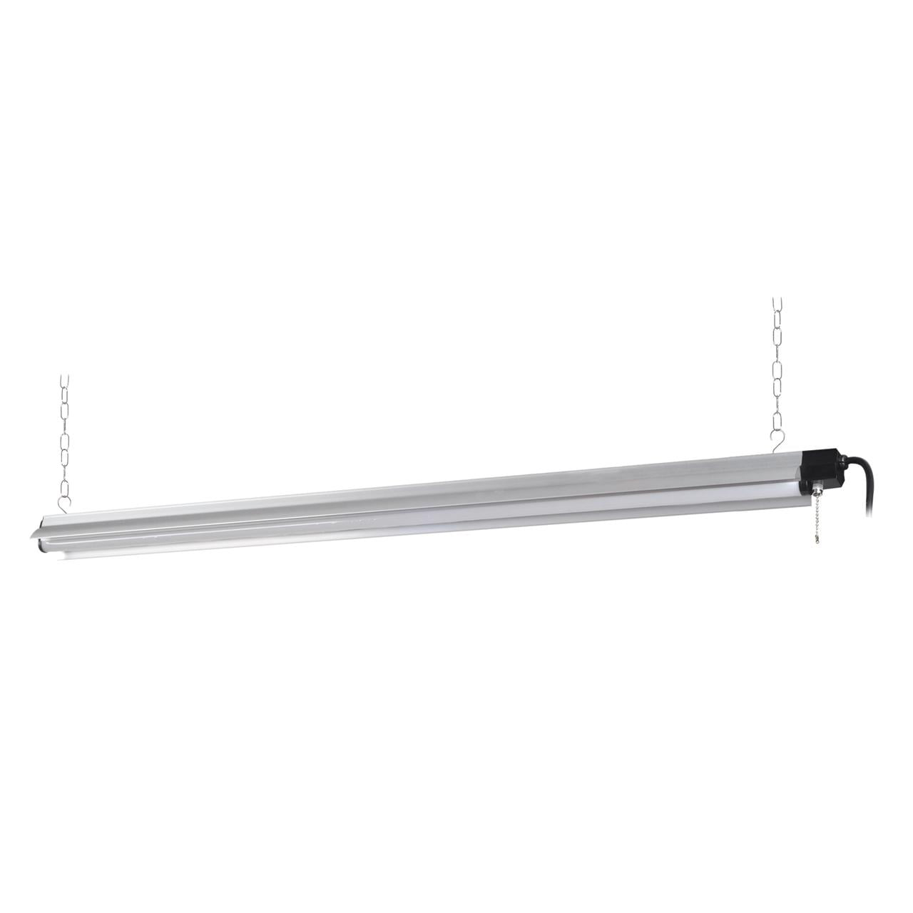 GT-Lite LED Shop Light, 4ft, 55W, 5000 Lumens, 5000K Daylight, Linkable, Pull Chain, for Garage, Basement, Workshop
