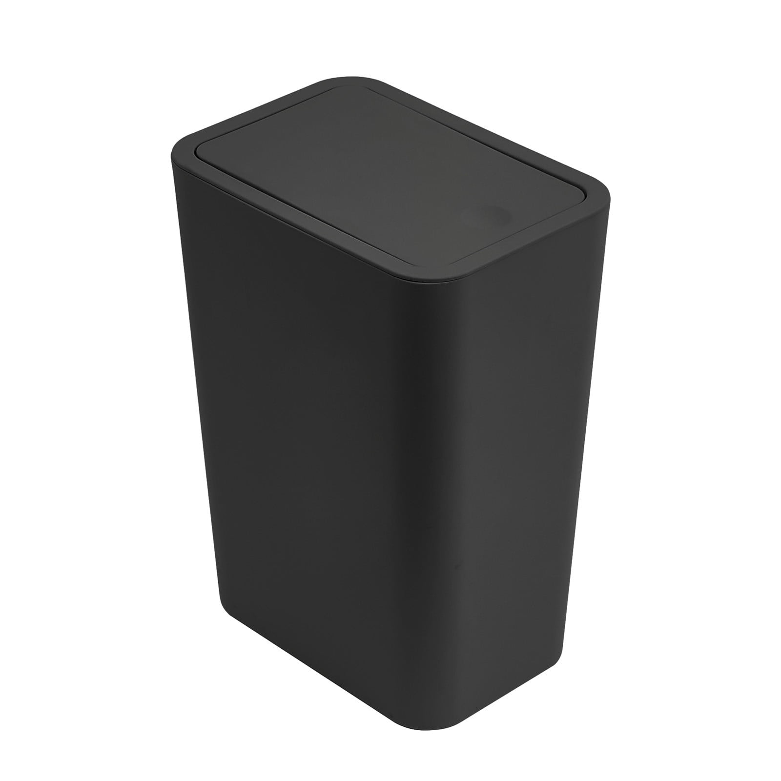 QEPWSCX Bathroom Garbage Can, Black