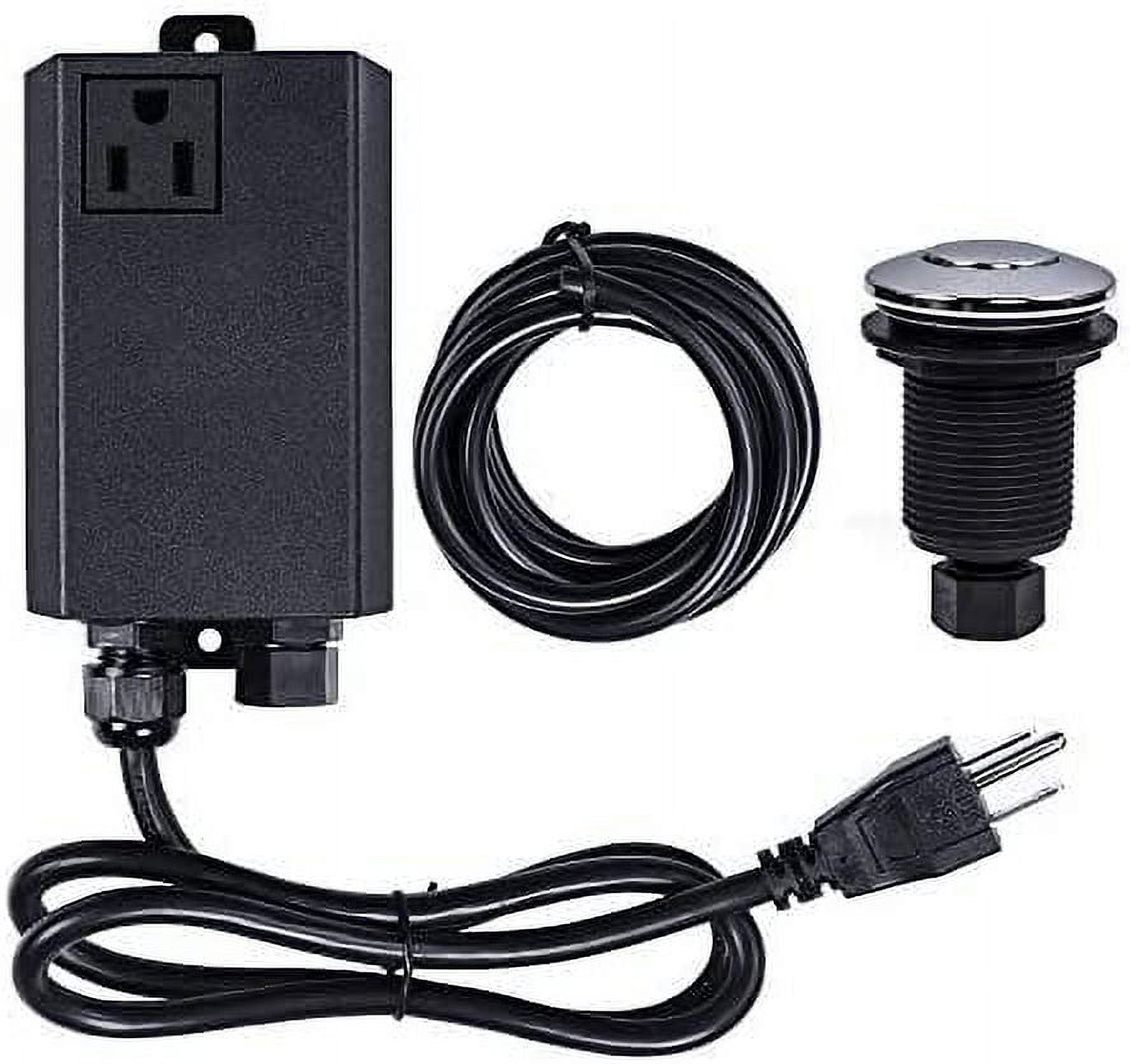 Garbage Disposal Air Switch Kit ，Sink Top Waste Disposal Stainless Steel on/off Air