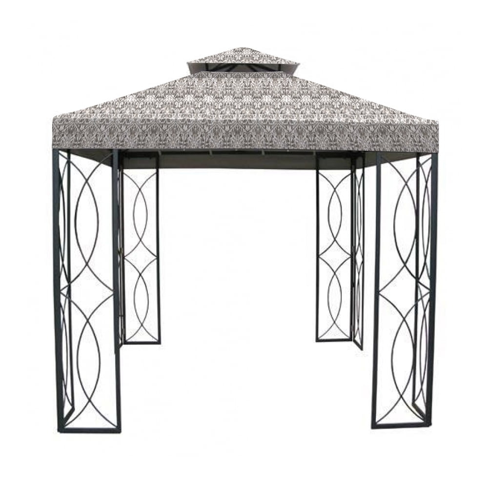 Garden Winds Replacement Canopy Top Cover for the Garden Treasures 8' x 8' Gazebo -Standard 350 - Damask Beige