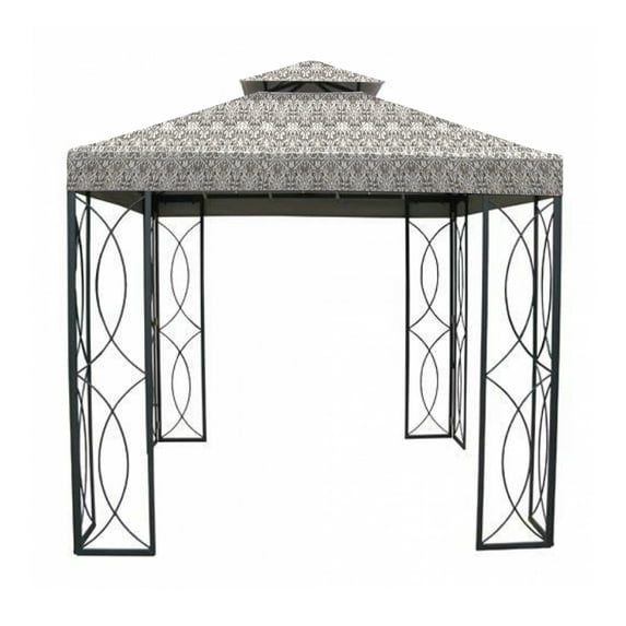 Garden Winds Replacement Canopy Top Cover for the Garden Treasures 8' x 8' Gazebo -Standard 350 - Damask Beige