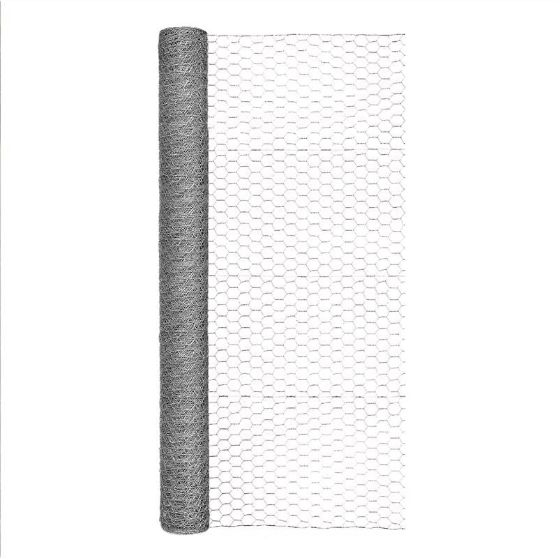 Garden Zone 50 ft. X 48 in. Galvanized Steel Poultry Netting