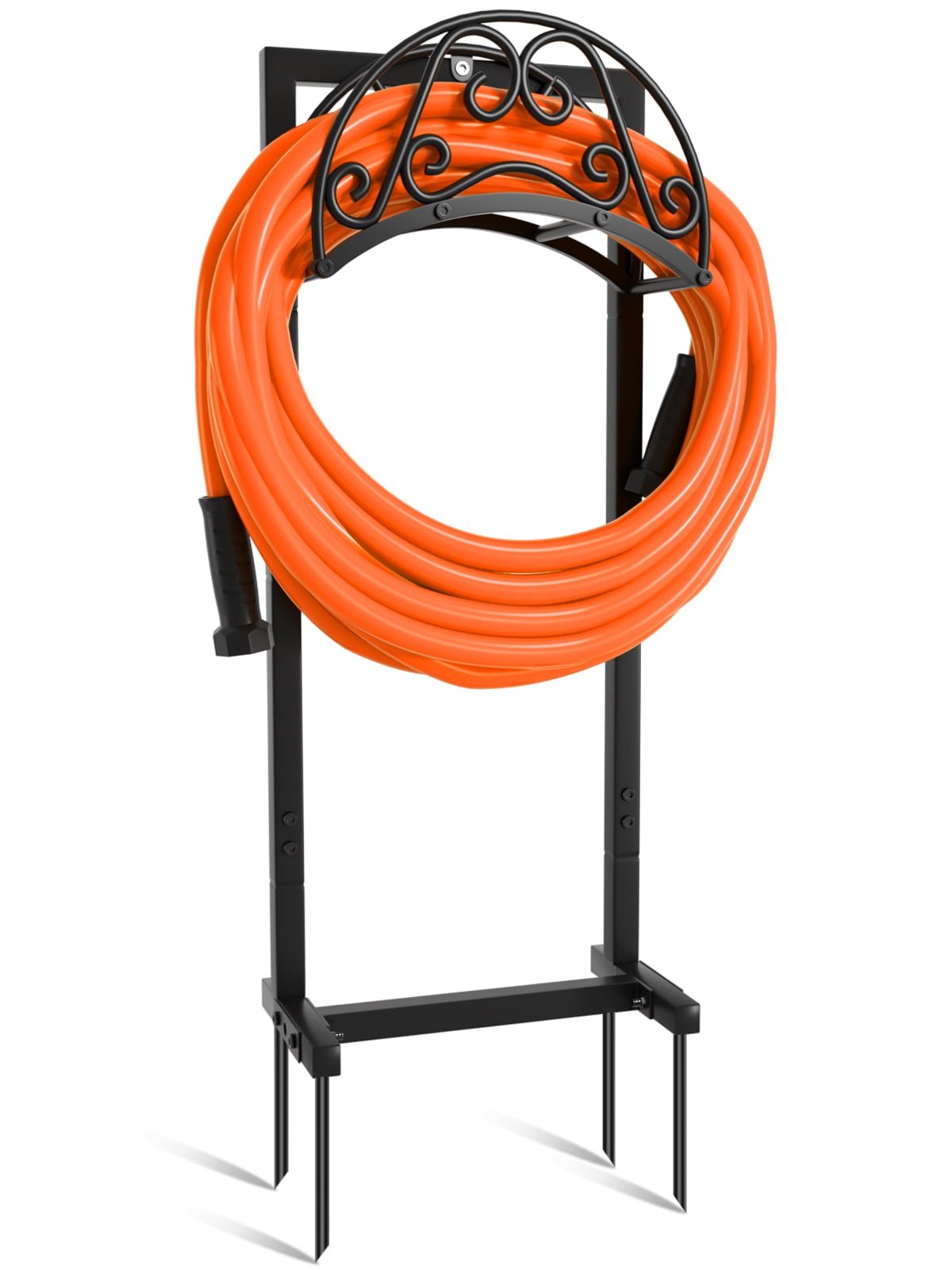 Gardguard Garden Hose Holder Freestanding， Water Hose Holder Detachable， Heavy Duty Hose Holder Freestanding ，Garden Hose Storage for Outside Yard Lawn