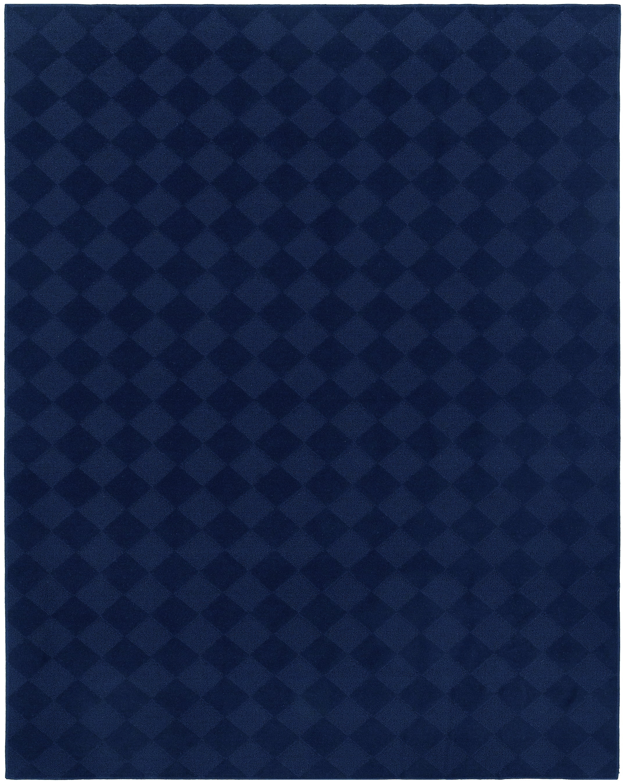 Garland Rug Diamond Polypropylene Navy Indoor Area Rug, 5' x 7'