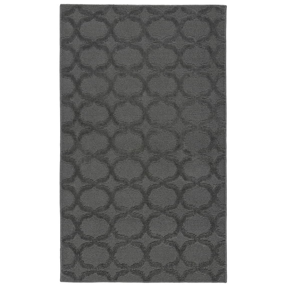 Garland Rug Sparta Cinder Gray Indoor Area Rug, 4' x 6'