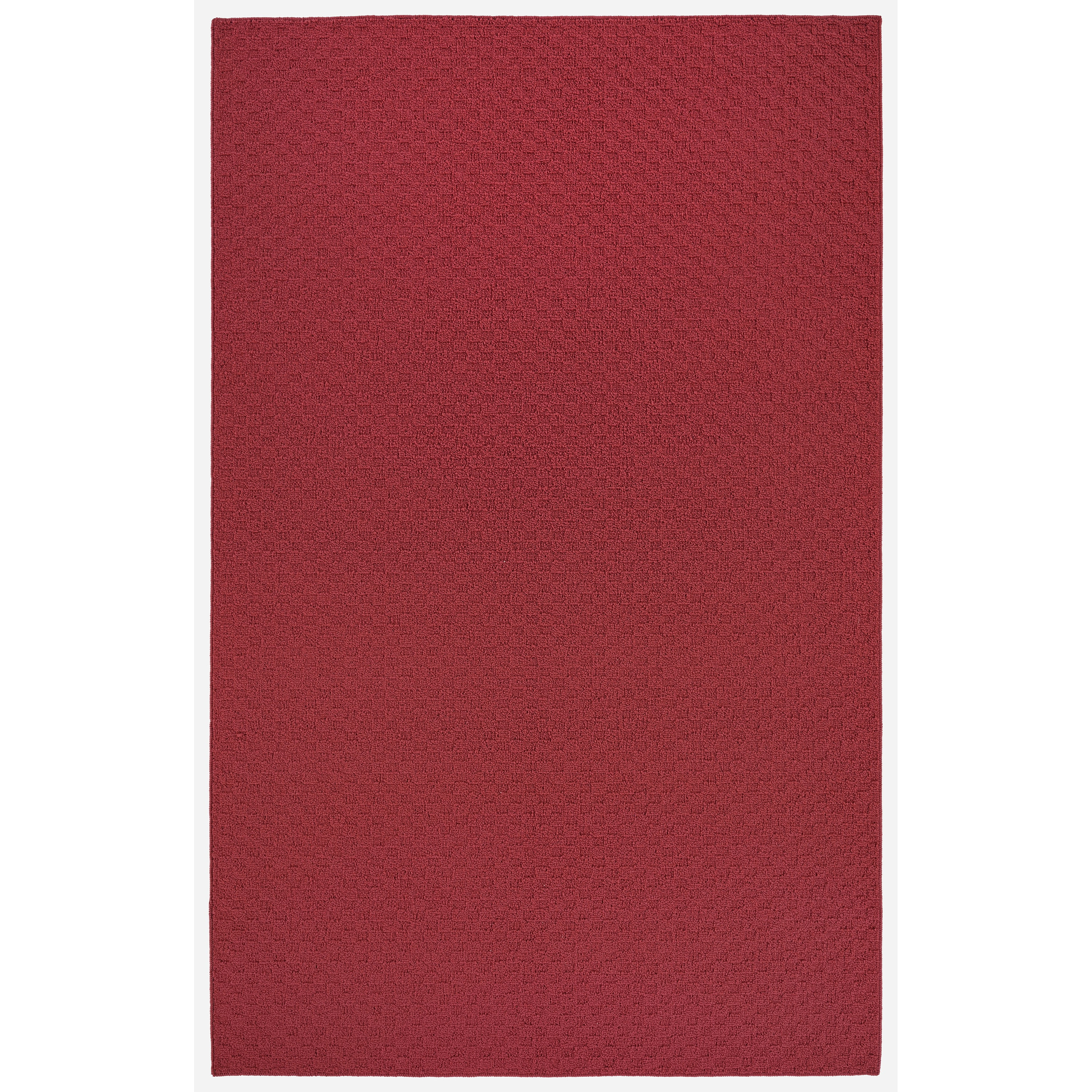 Garland Rug Town Square Polypropylene Chili Red Indoor Area Rug, 8' x 10'