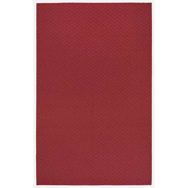 Garland Rug Town Square Chili Red Indoor Area Rug, 8' x 10'