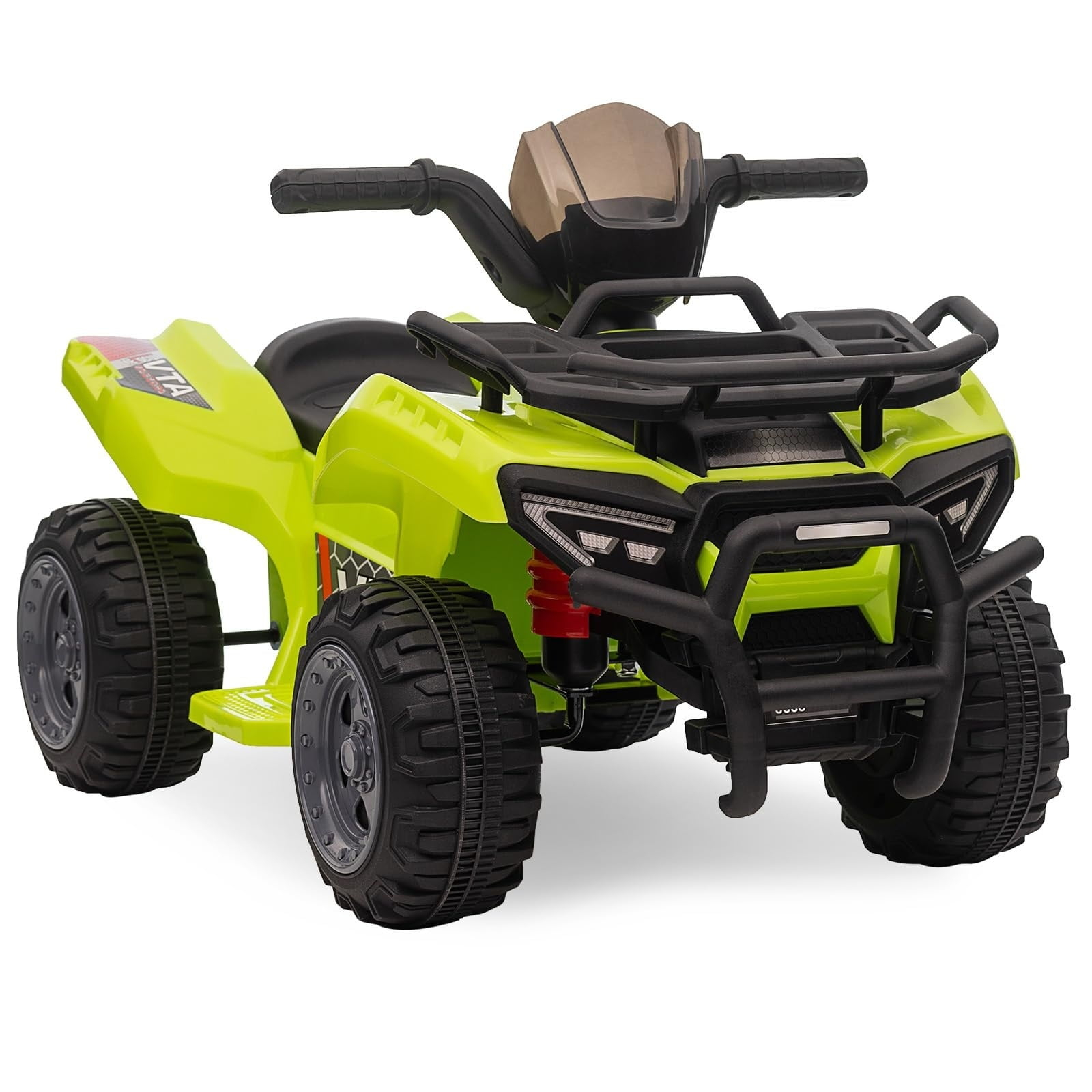 Garvee 6V Kids ATV 4-Wheeler Ride-On Toy Car for Toddlers - 1.8 MPH, Battery-Powered, Wear-Resistant Wheels, Built-In Music, Four-Wheeler for Boys & Girls Ages 1-4