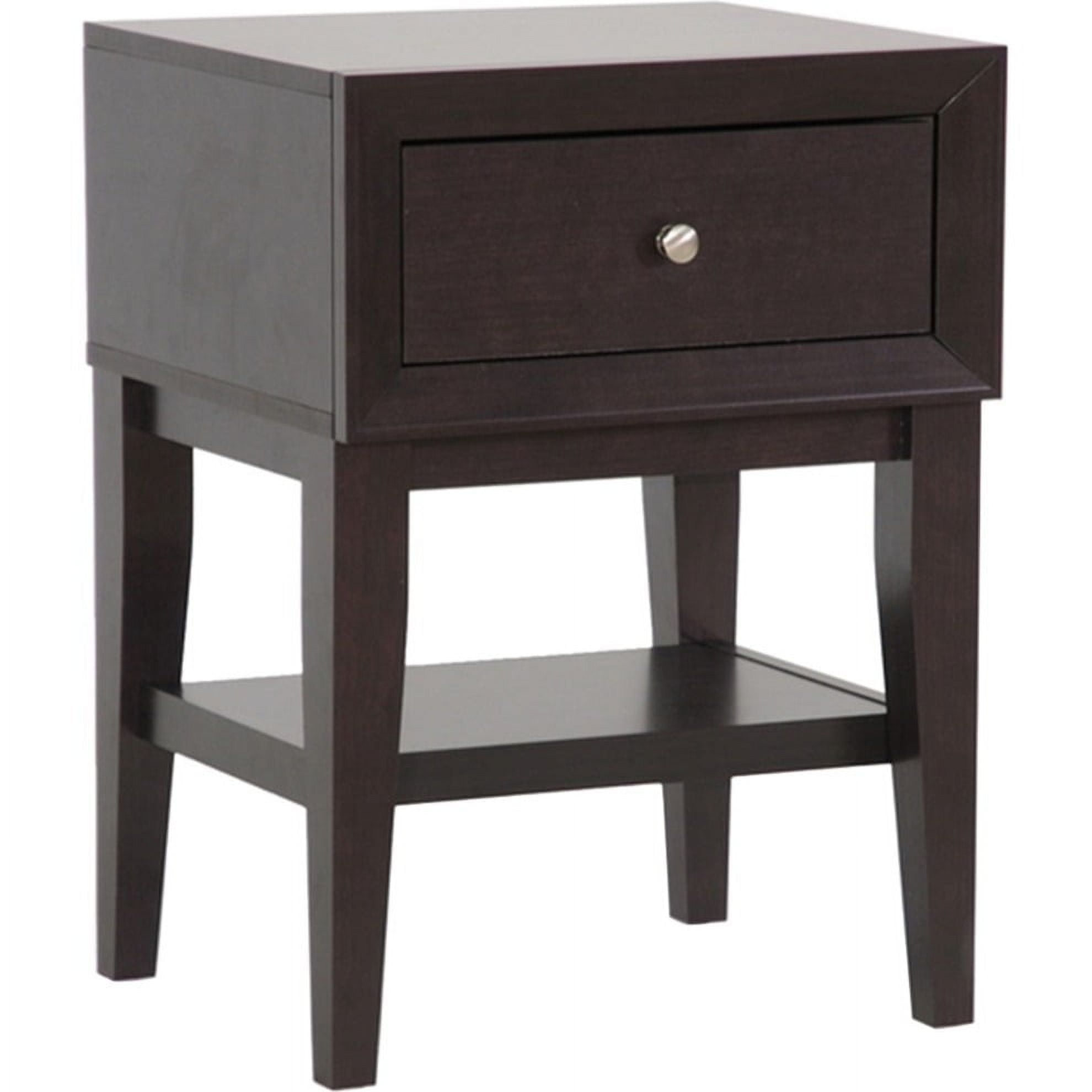 Gaston Brown Modern Accent Table and Nightstand