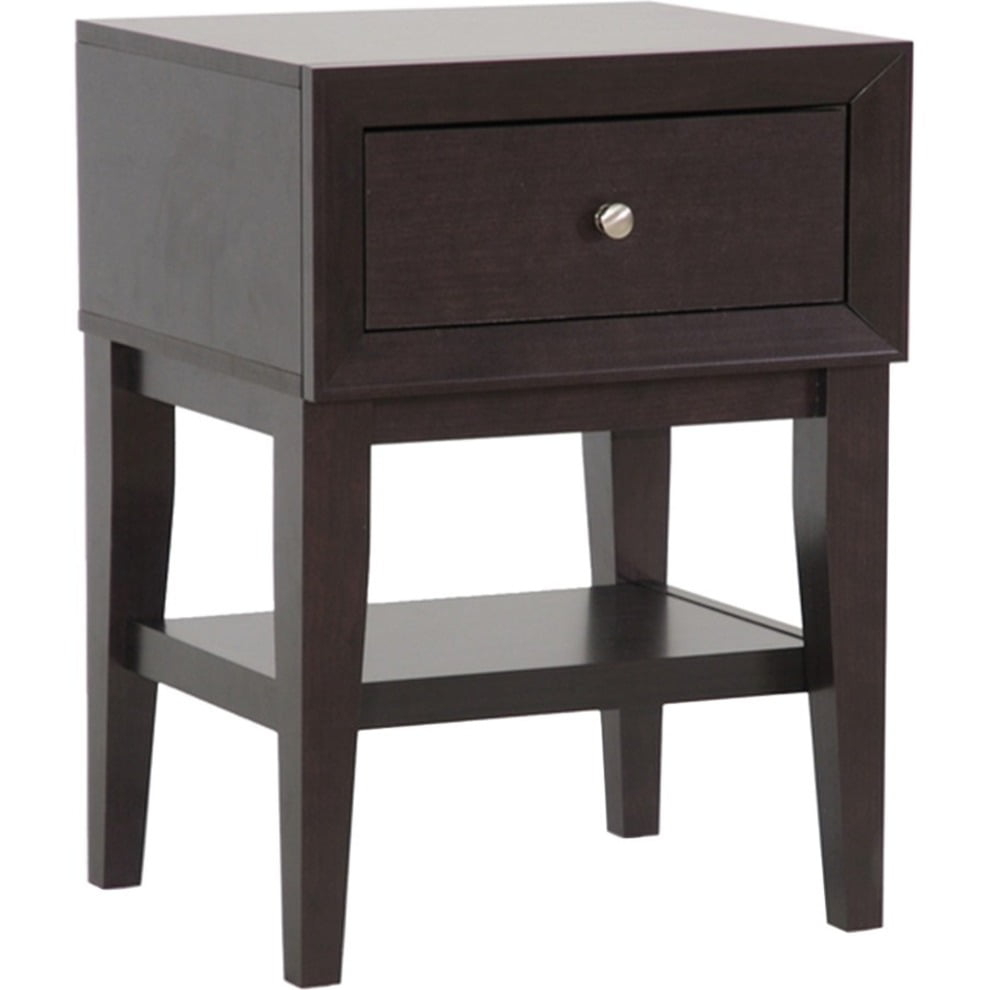 Gaston Brown Modern Accent Table and Nightstand