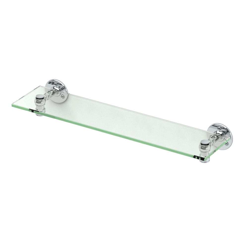 Gatco 4416 Cafe Vanity Glass Shelf, Chrome