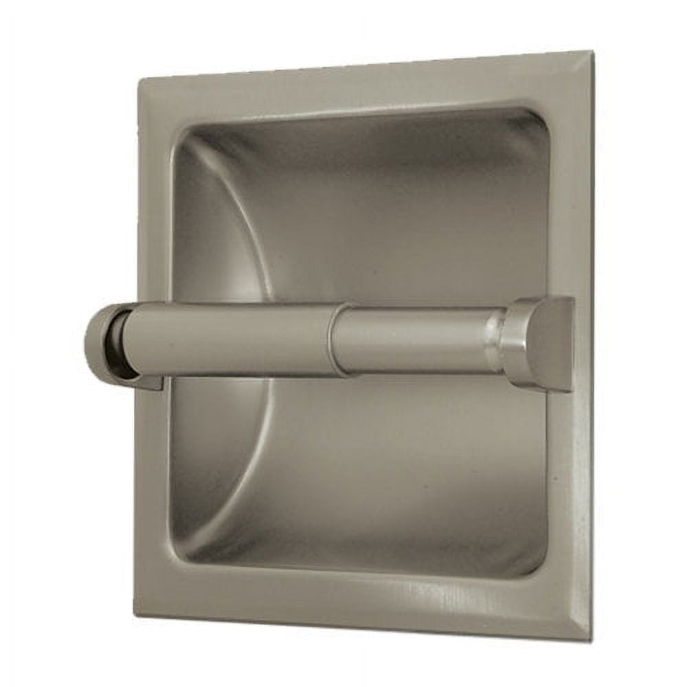 Gatco 780 Recessed Toilet Paper Holder, Satin Nickel