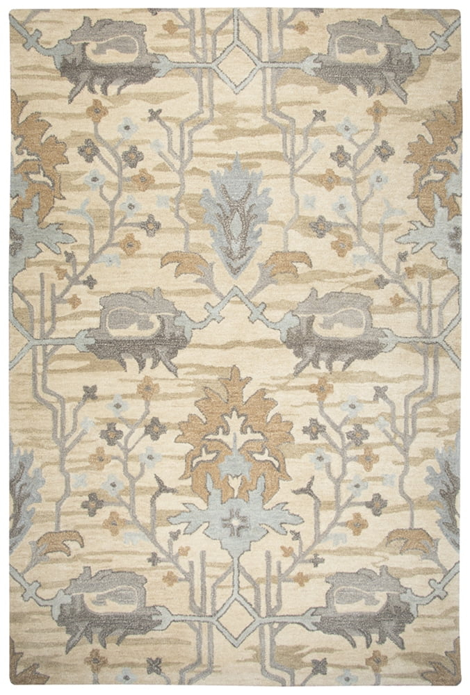 Rizzy Rugs Valintino Area Rug VN610A Beige Branches Wool 5' x 8' Rectangle