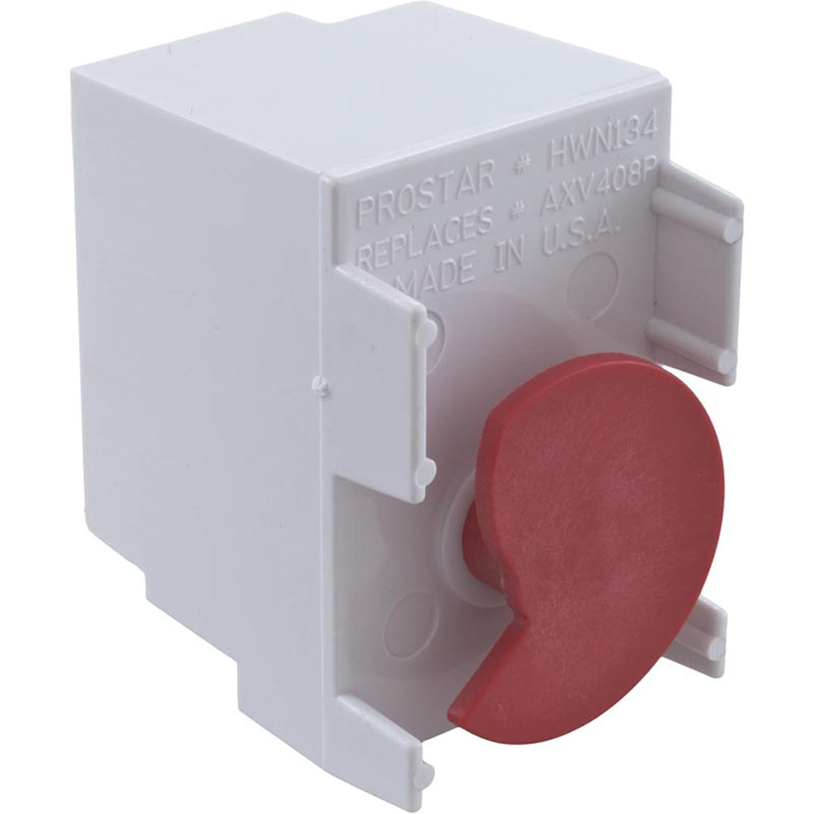 White and Red Plastic Gear Box Assembly for Pool Cleaners