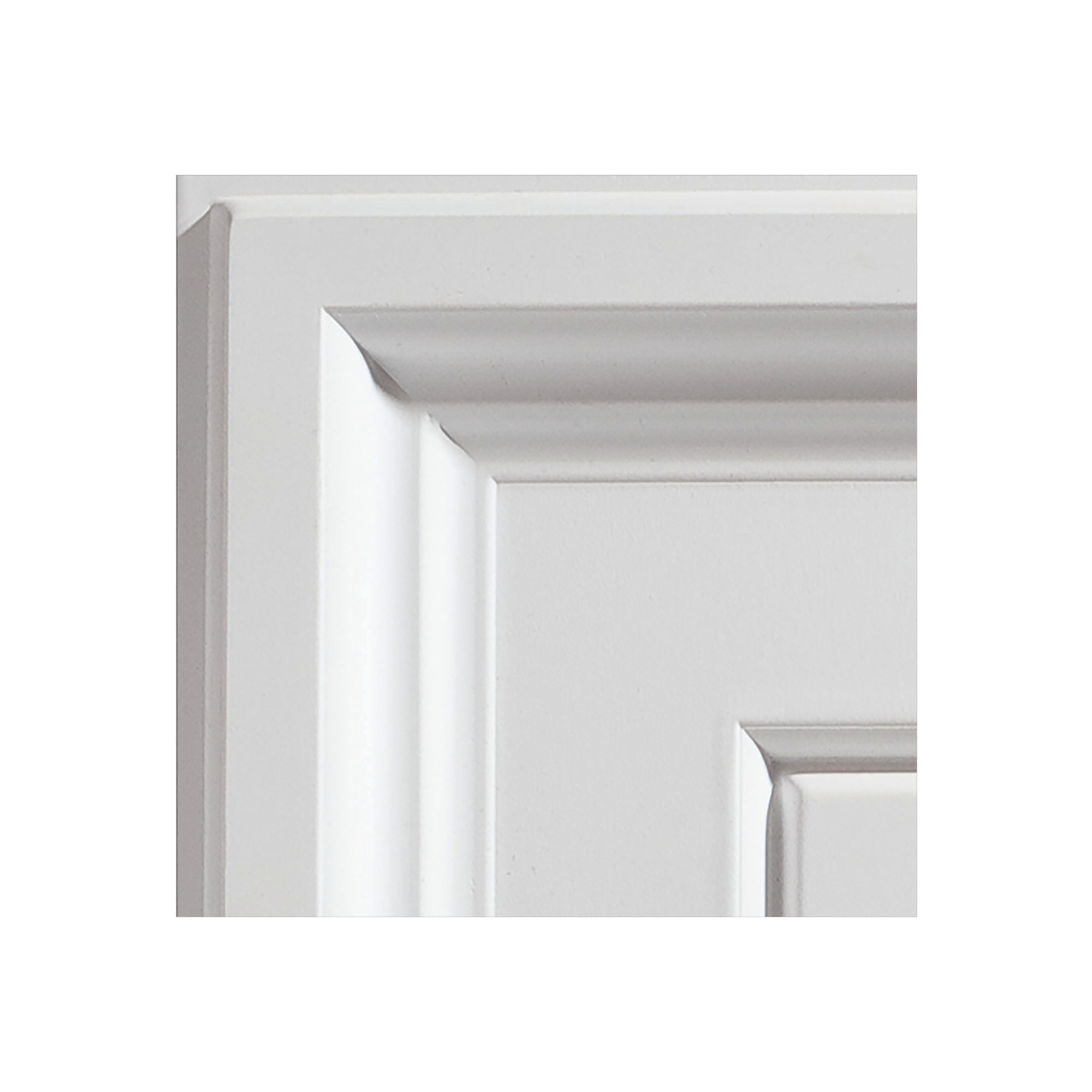 Genesis Icon Coffer White Ceiling Tiles - Easy Drop-In Installation  Waterproof, Washable and Fire-rated - High-Grade PVC to Prevent Breakage (12" x 12" Sample)