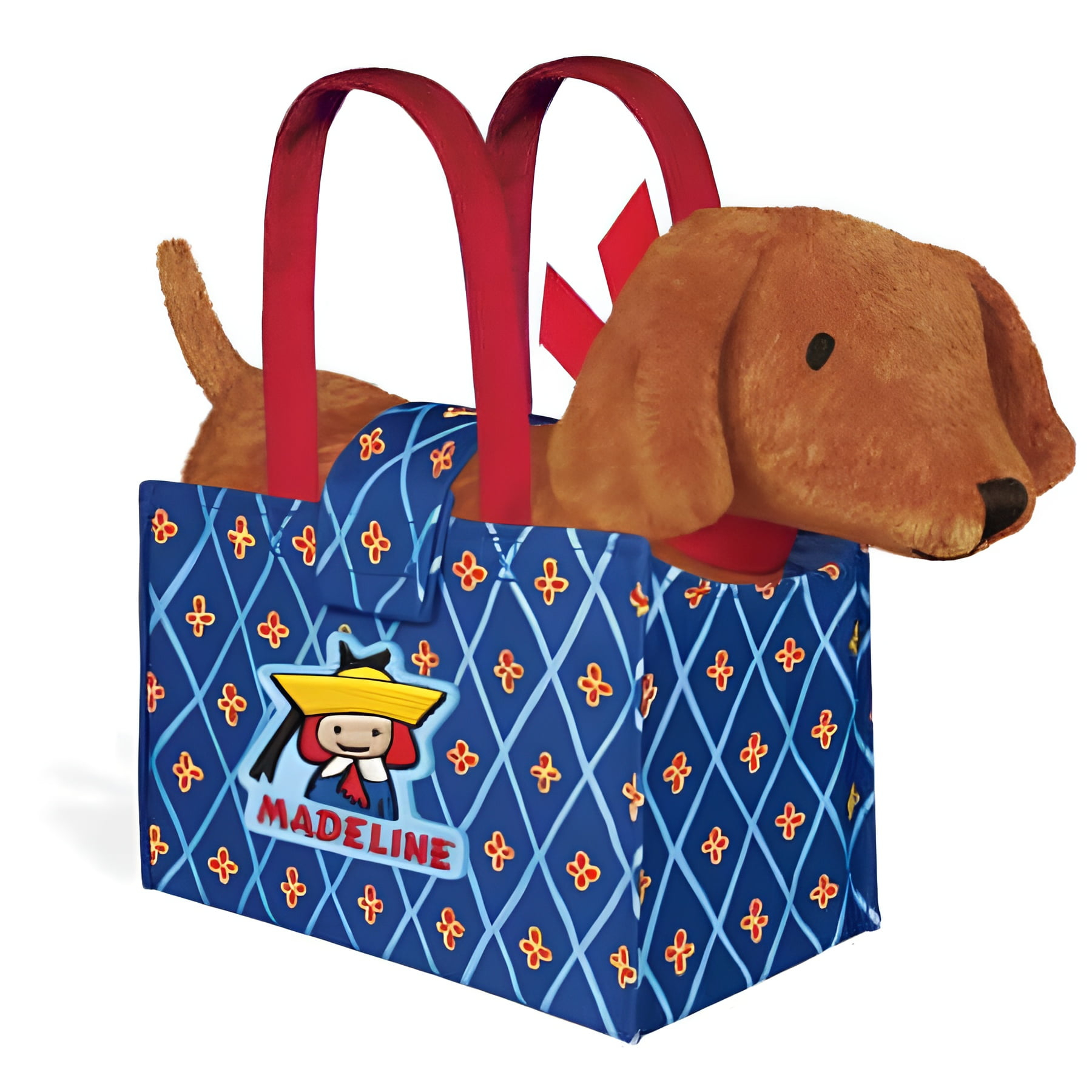 Genevieve the Dog in Madeline Tote Bag 9 in.
