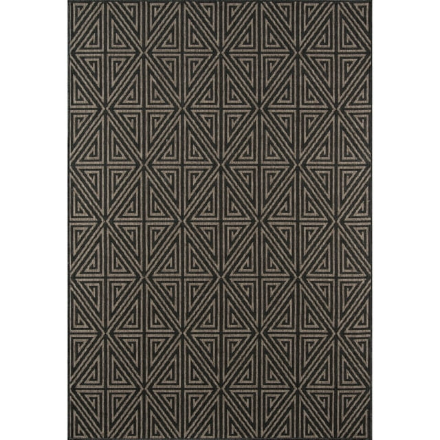 Momeni Baja 5'3" X 7'6" Transitional Rug in Charcoal