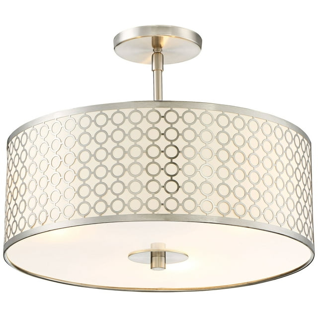 George Kovacs Lighting - Dots-Three Light Semi-Flush Mount in Contemporary