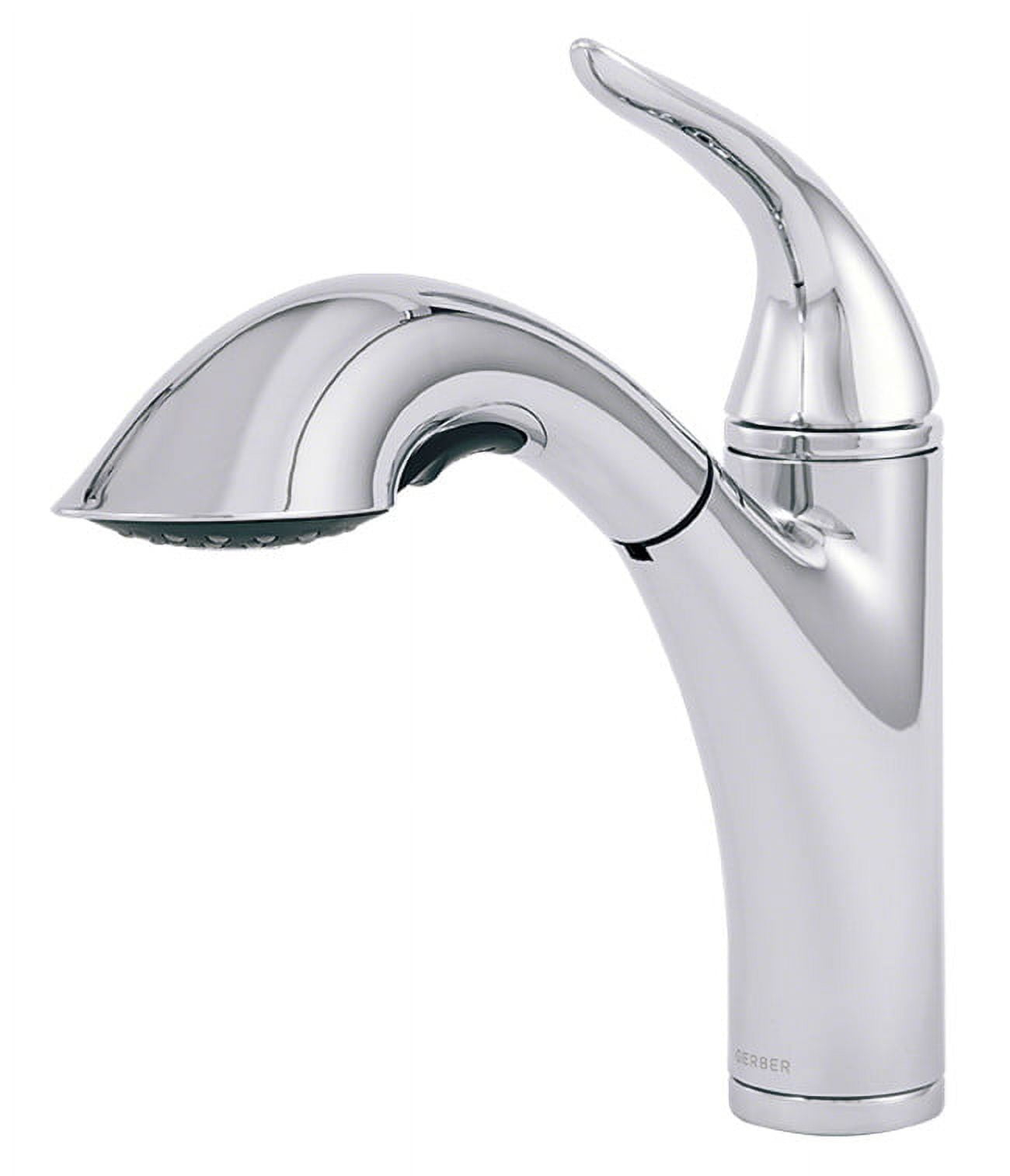 Gerber D455221 Antioch 1.75 GPM Single Hole Pull Out Kitchen Faucet - Chrome
