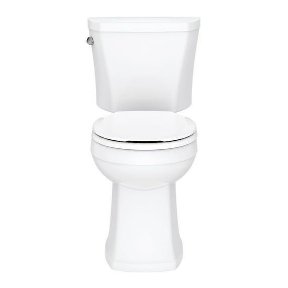 Gerber Gws31802 Avalanche 1.28 Gpf Two Piece Round Chair Height Toilet - White