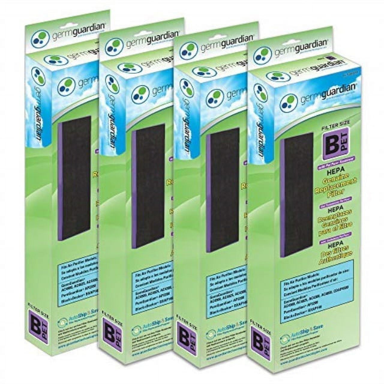 GermGuardian Air Purifier Replacement Filter B, FLT4825, HEPA Pure, AC4820, AC4825