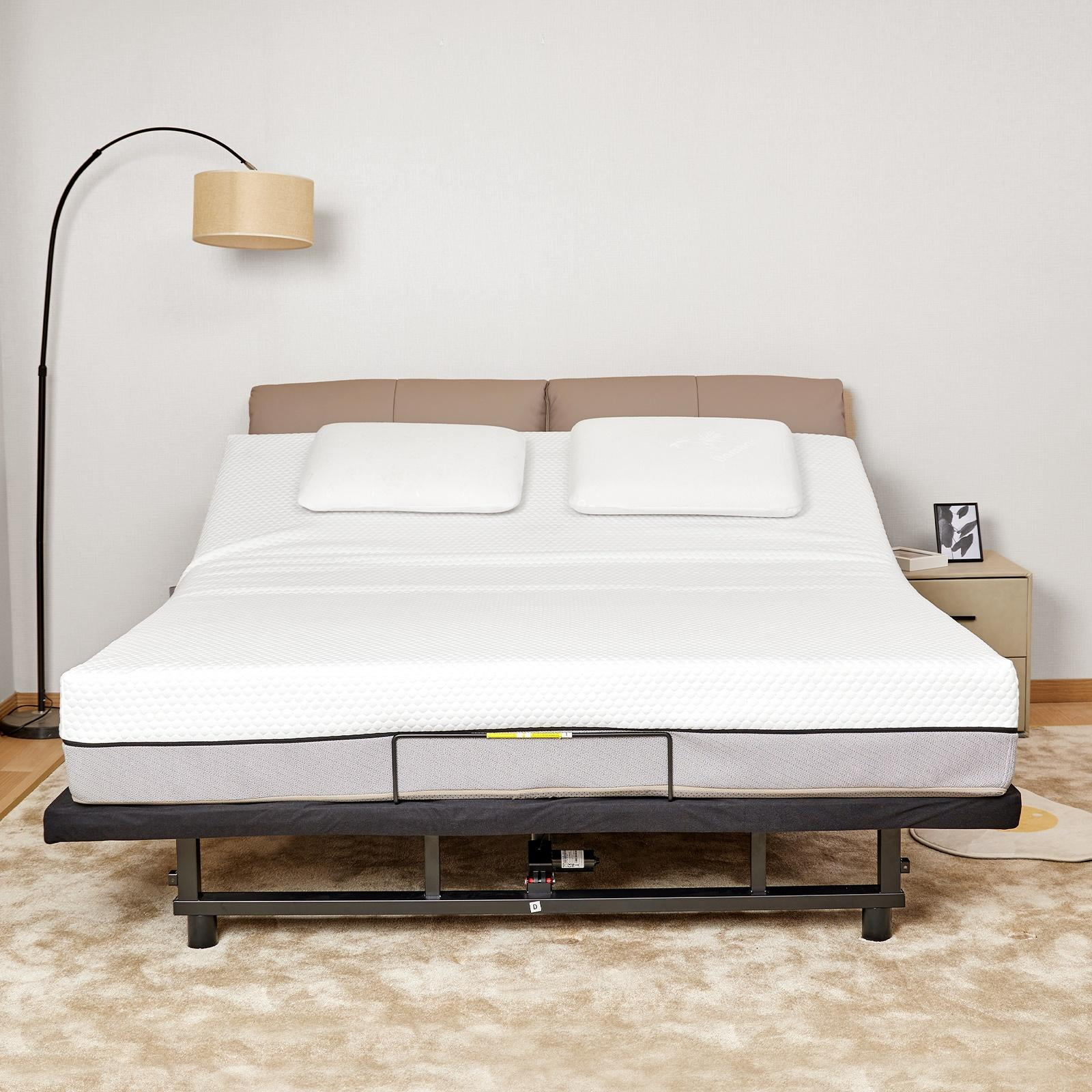 Queen Adjustable Bed Frame Base, Bed With Wireless Remote Control, Electric Bed Frame With Head And Foot Incline, Adjustable Bed Base With Quiet Motor, Zero Gravity, Easy To Assemble, Black