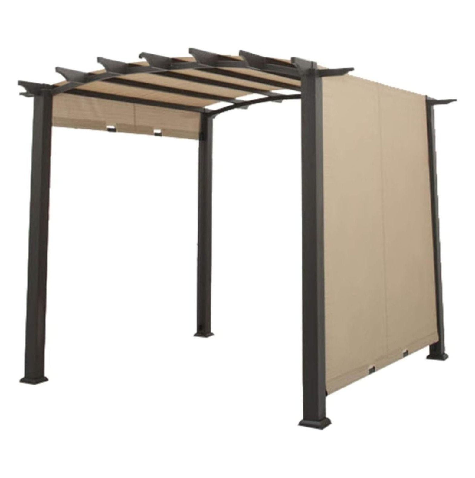 Jiowenm Replacement Canopy Top Cover for Arched Pergola with Sliding Canopy - RipLock 350