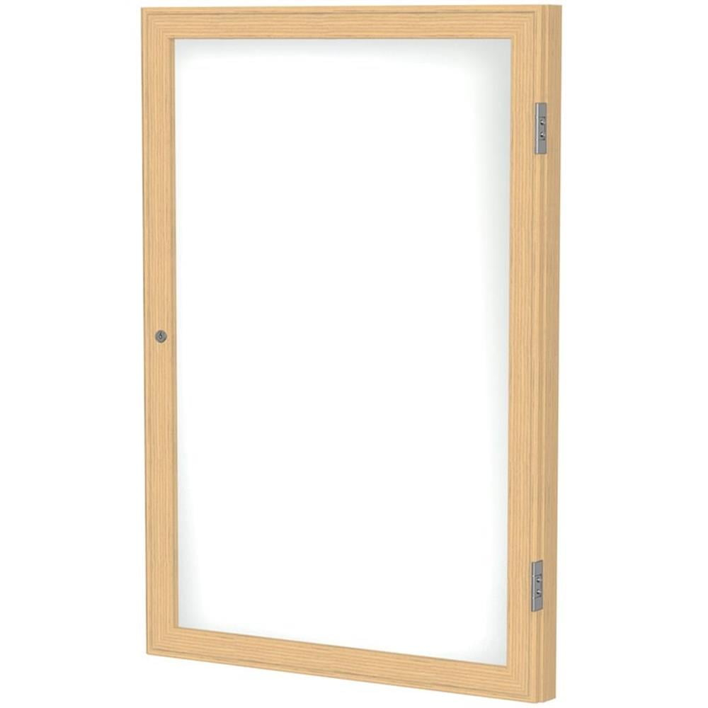 Enclosed White Board Enclosed Cabinet Magnetic Whiteboard